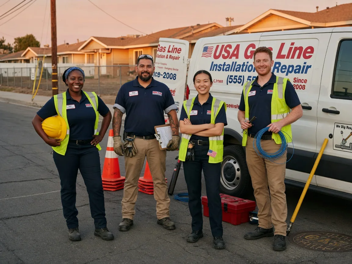 Gas Line Installation company in Bowen, IL